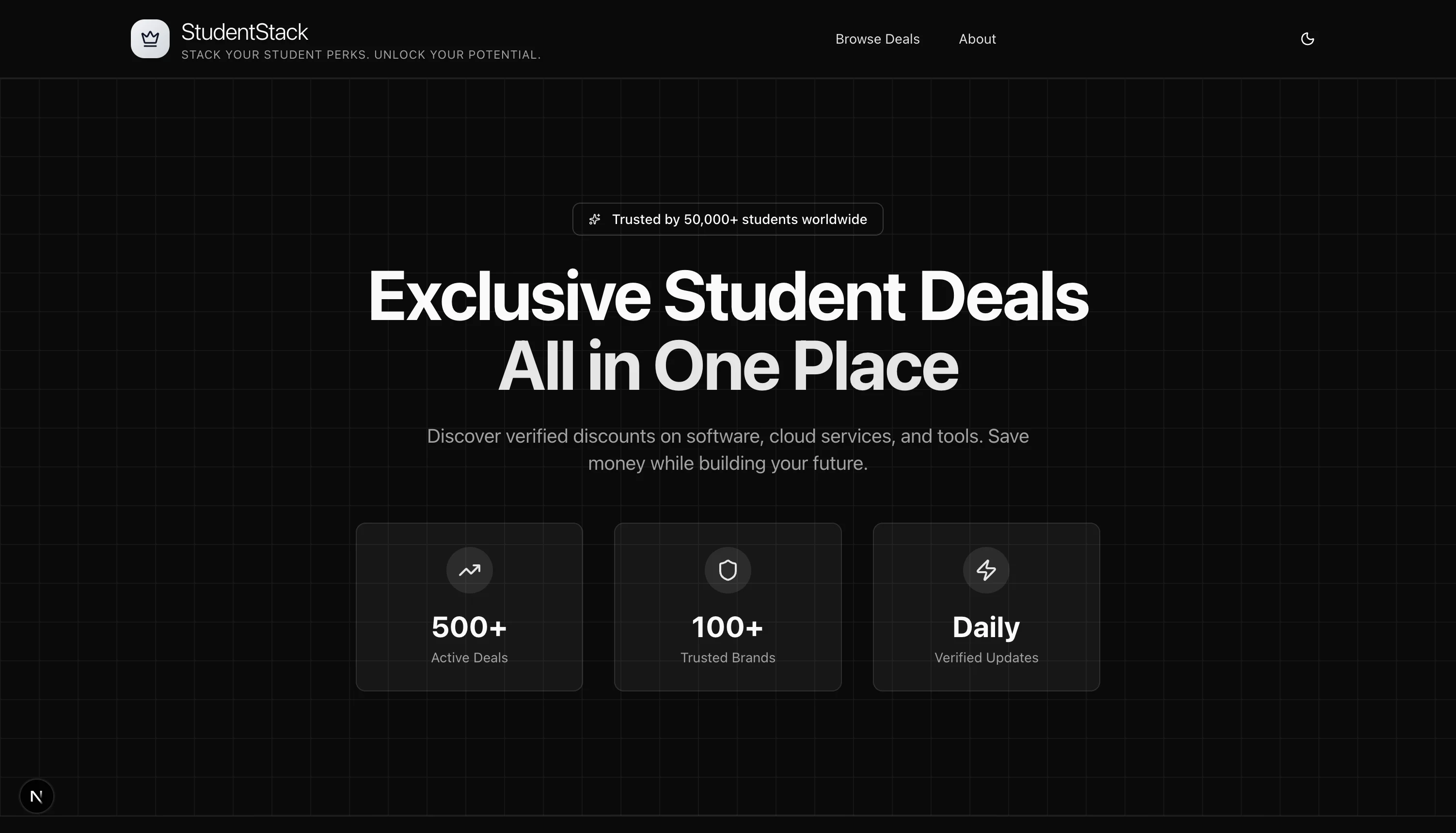 StudentStack Dashboard
